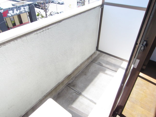 Balcony. Balcony space of spread