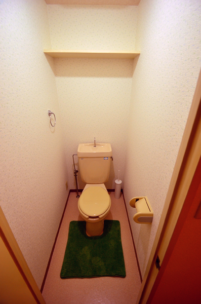 Toilet. It is a toilet with a clean