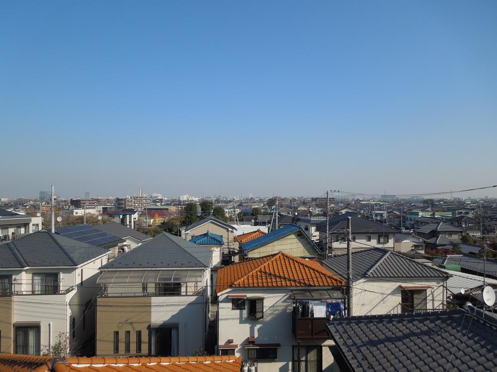 View photos from the dwelling unit. The view from the roof balcony