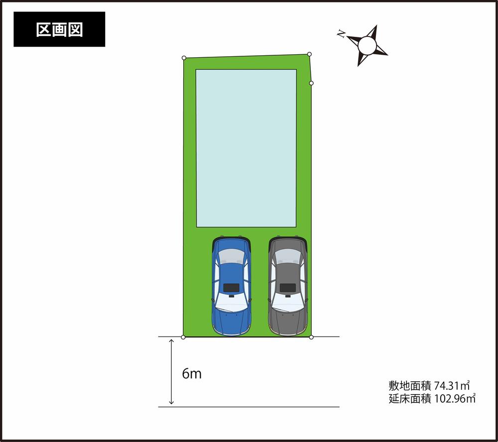 Compartment figure. 33 million yen, 3LDK + S (storeroom), Land area 74.31 sq m , Building area 102.96 sq m