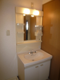 Washroom. Independent wash basin