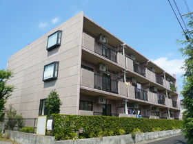 Building appearance. Facing south in sunny
