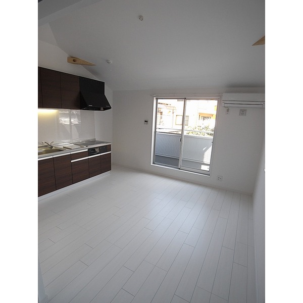 Living and room. There is air conditioning