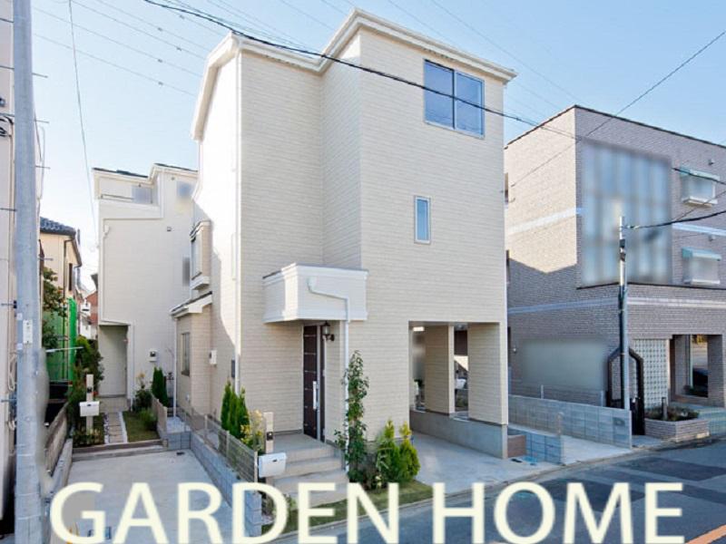 Model house photo. Stylish appearance