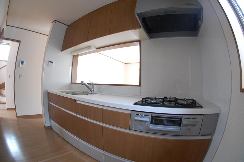 Kitchen. Water purifier built-in system kitchen