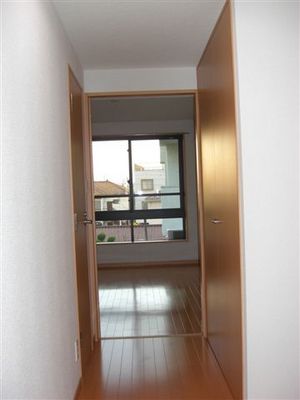 Receipt. Both sides of the door is the toilet entrance and closet part.