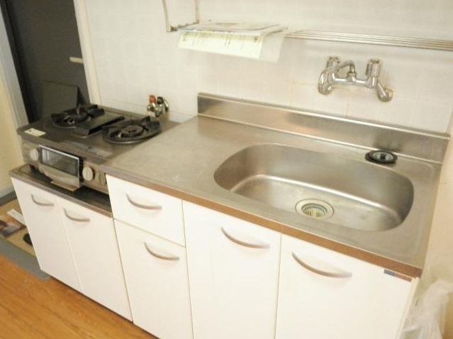 Kitchen. Gas stove installation Allowed Kitchen