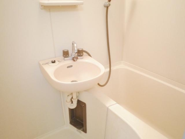 Bath. Of course, bus toilet by