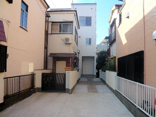 Parking lot. It is two possible standard-sized car