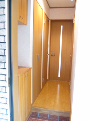 Entrance. Enhancement is also a beautiful front door storage