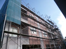 Building appearance. South Hatogaya Station 4-minute walk ・ Newly built condominium