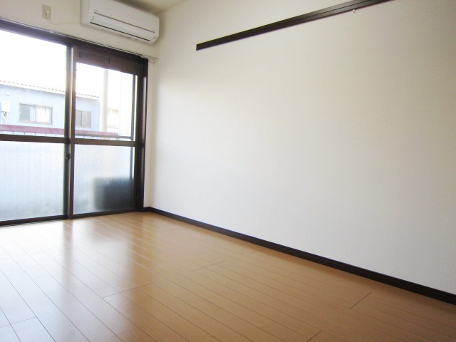 Living and room. Completed clean room.