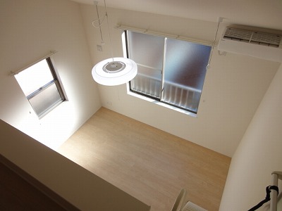 Living and room. Room viewed from loft! 