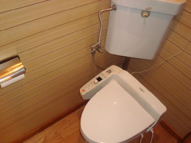 Toilet. Washlet Installed