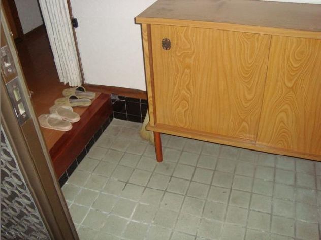 Entrance. There shoes BOX