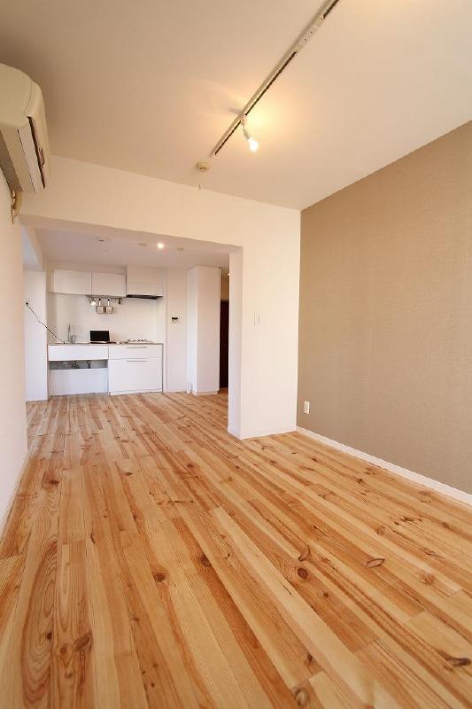 Living and room. The rooms are clean, but the space a warm