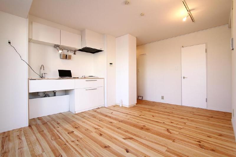 Living and room. Use a solid flooring, Rinobe the 2DK to 1LDK Photo sample