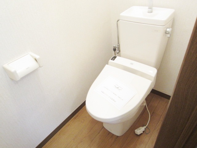 Toilet. Washlet has been established.