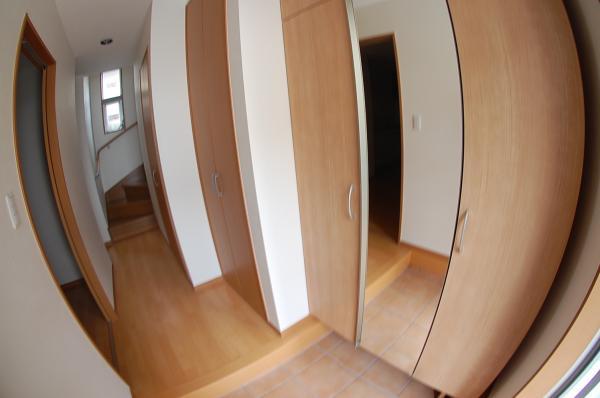Entrance. Entrance storage of with a full-length mirror