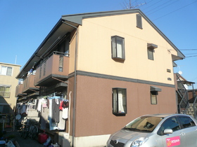 Building appearance. Staircase type in the popular