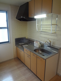 Kitchen. It comes with a window in the kitchen