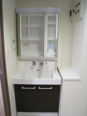 Washroom. Washstand hotel like