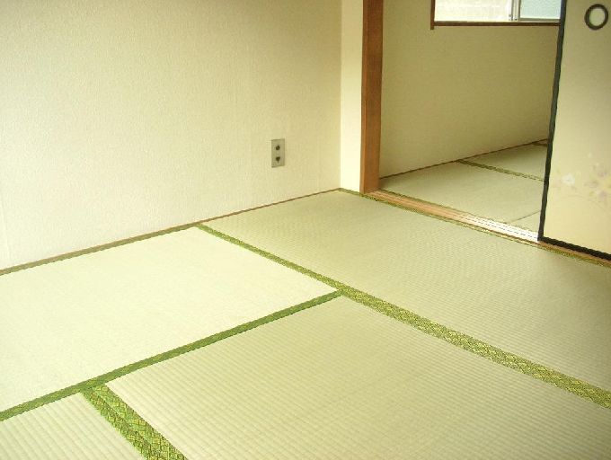 Living and room. Sunny a Japanese-style room.