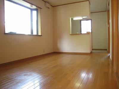 Living and room. Face-to-face kitchen