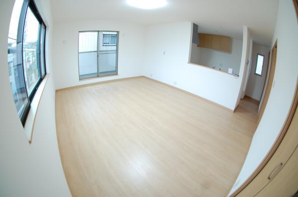 Living. Bright south-facing living