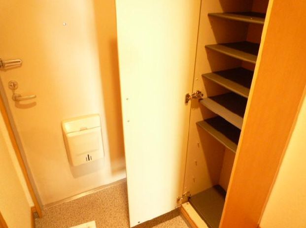 Entrance. Big is with shoes BOX. 