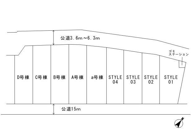 The entire compartment Figure. All 9 buildings