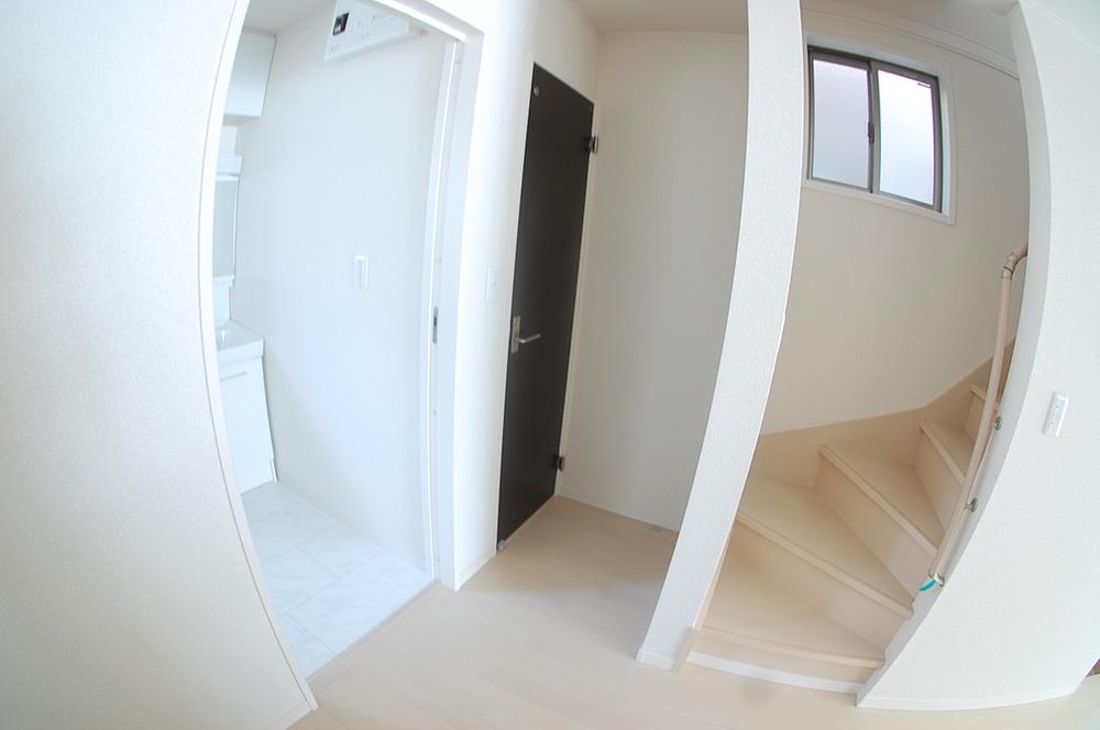 Other introspection. Staircase with handrails