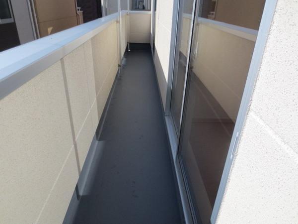 Balcony. Glad wide balcony