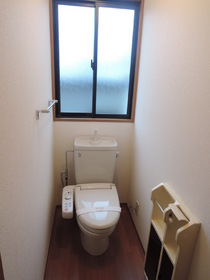 Toilet. First floor warm water cleaning toilet seat