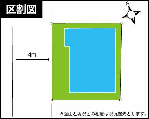 Compartment figure. 21,800,000 yen, 3LDK, Land area 55.11 sq m , Building area 81.96 sq m whole compartment view