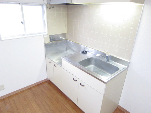 Kitchen. Large sink also is attractive