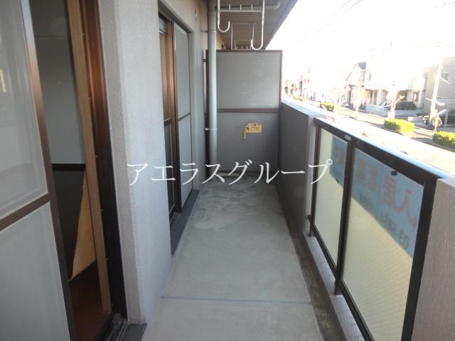 Balcony. Laundry is here