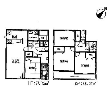 Floor plan. 1440m to Saitama high-speed rail "Angyo Totsuka" station