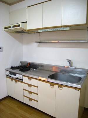 Kitchen. Gas stove is installed Allowed ☆