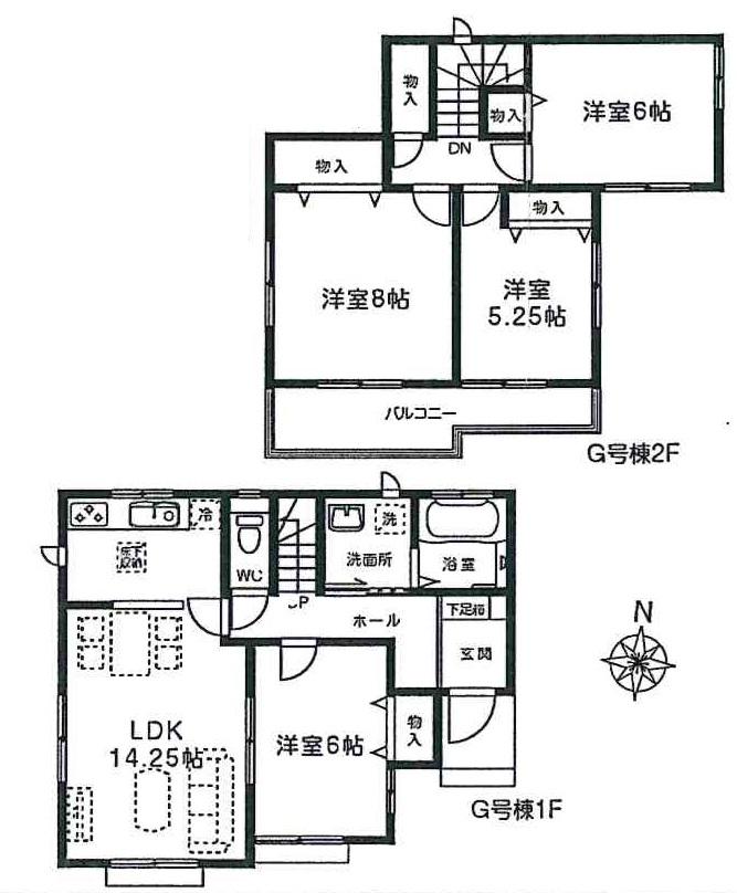 Floor plan. Local guide map