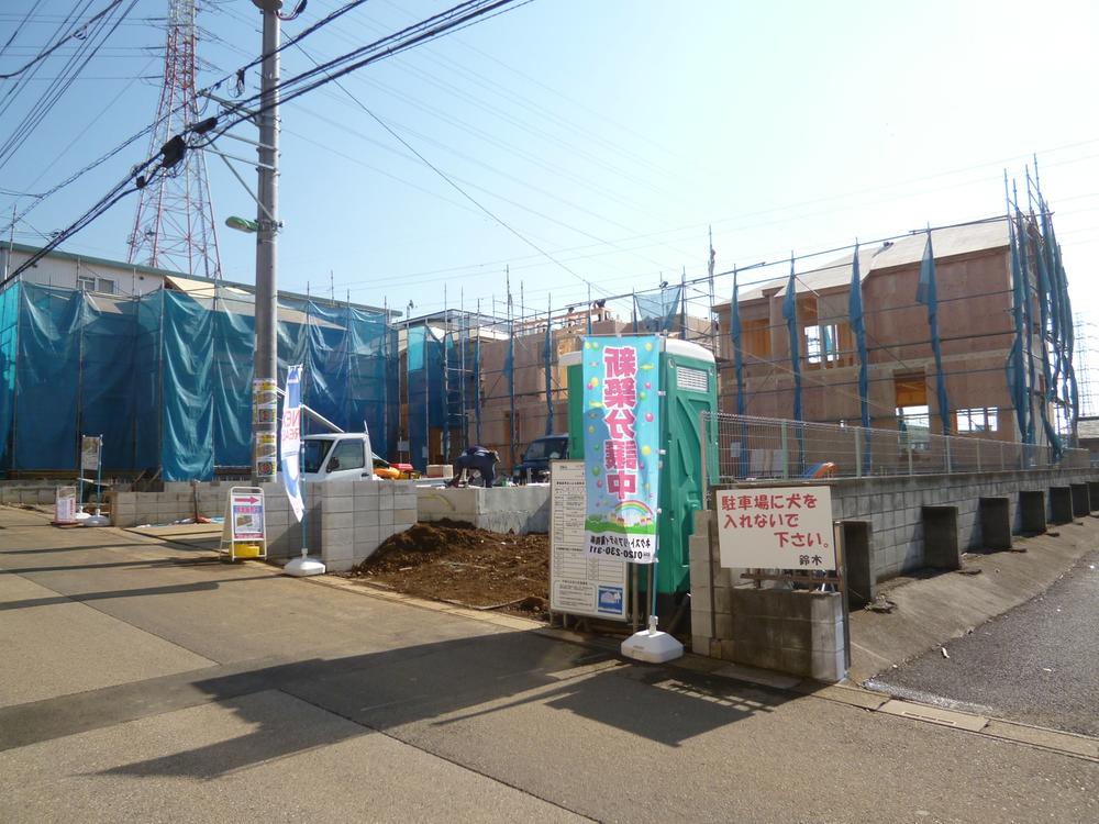 Local photos, including front road. A From the North road ~ F Building