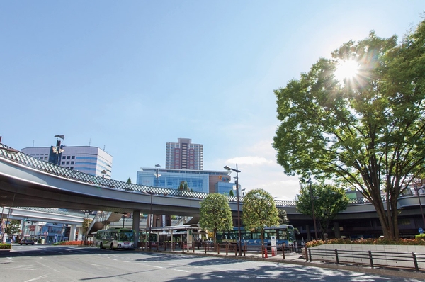 Building structure. Beautifully it has been established [Kawaguchi Station Rotary]