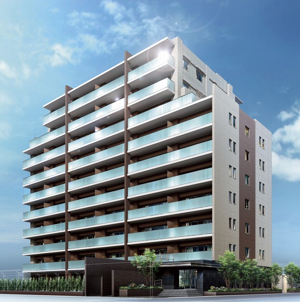 Building structure. <Garden Glass Kawaguchi Nakaaoki> Appearance (Rendering CG) ※ Rendering CG intended that caused draw based on the drawings of the design stage, In fact a slightly different. Also planting does not indicate the status of a particular season