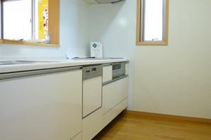 kitchen. IH cooking heater, Installing a dish washing and drying machine (pre-sale)