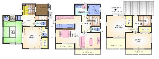 Floor plan. 770m until Kawaguchi Municipal Tsuji Elementary School