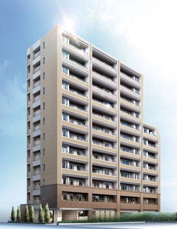 Buildings and facilities. Of course, the comfort of access, Me also met convenience of everyday life. Privileged position, Only because Zenteiminami facing Residence, It stuck to increase the comfort of the thoroughly. The brightness of the south-facing, To further open directing. By providing a window to the front door, To realize the house the wind to pass through. Stuck in the housing, To pursue the room can feel after lived in. Residence is born to live comfortably Kawaguchi. (Exterior view)