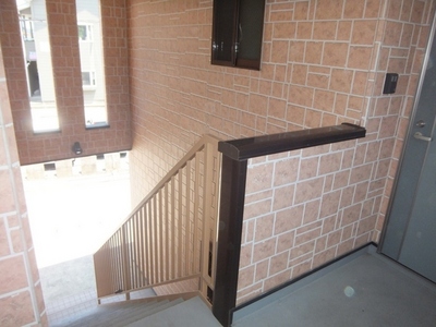 Other common areas. Not in contact with the next door of the room in the middle stairs! 