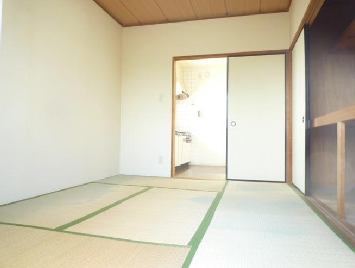 Living and room. Calm space of Japanese-style 6 quires