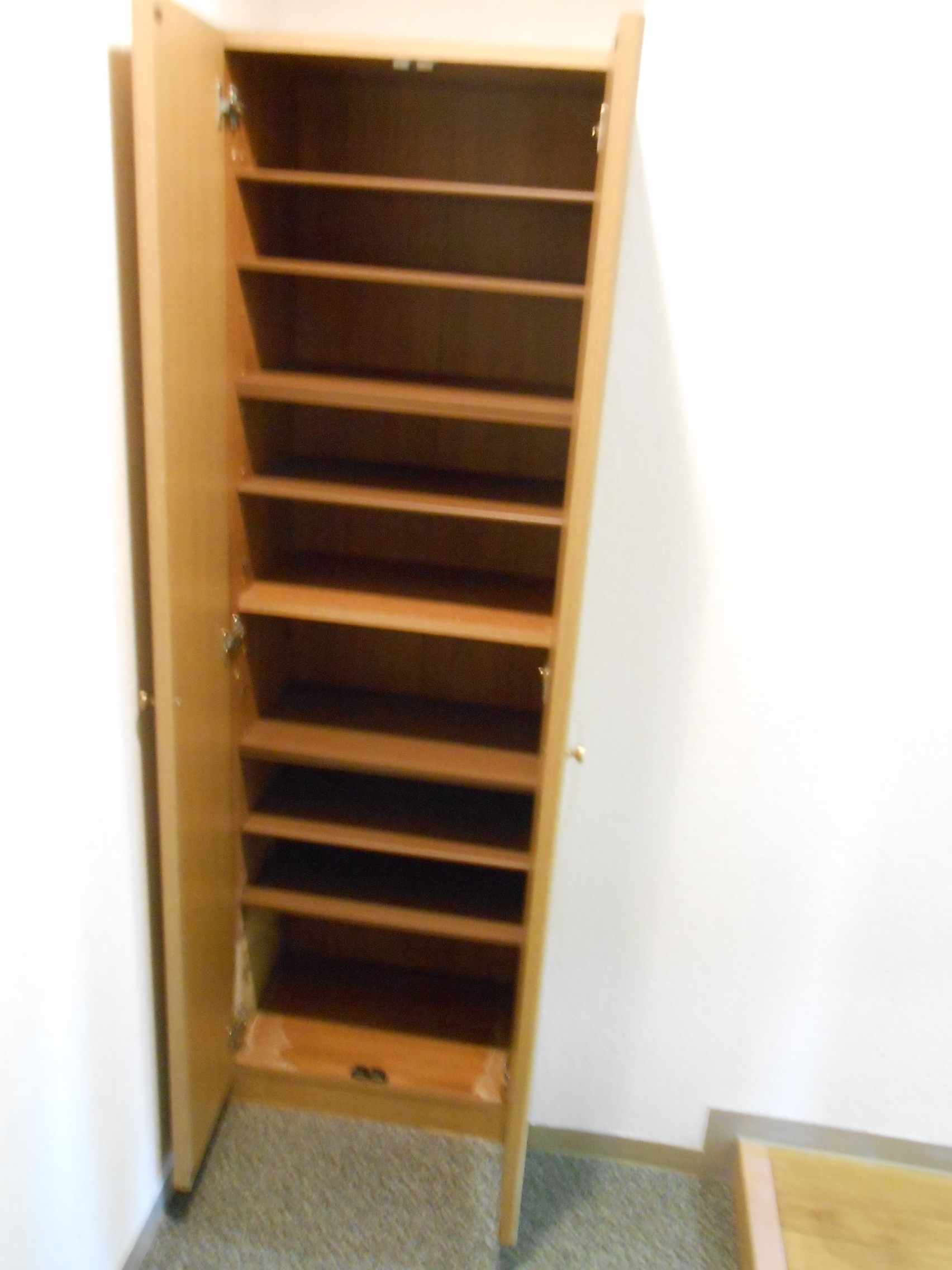 Entrance. Large shoebox can be a lot of storage