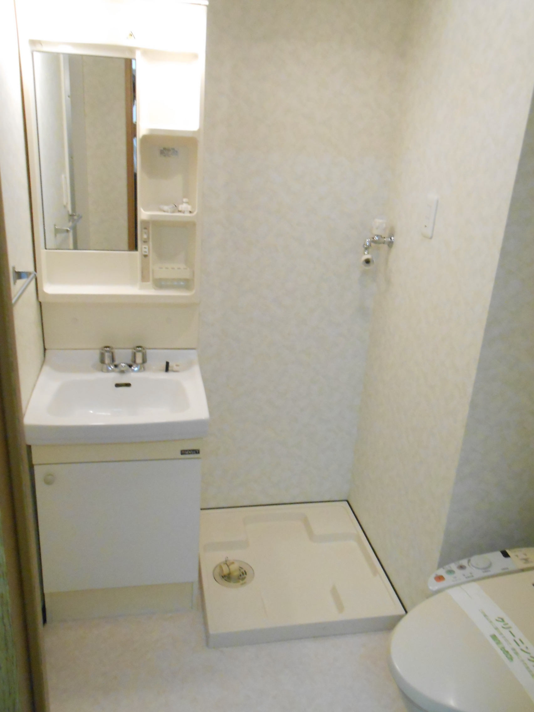 Washroom. Happy independence washbasin!